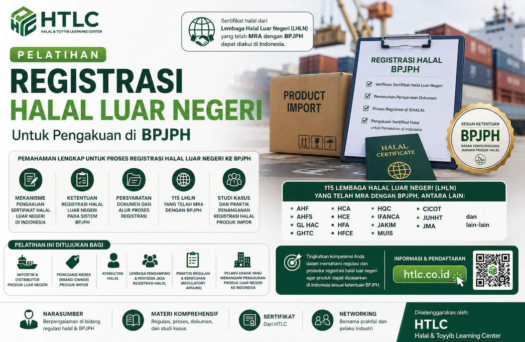 Pelatihan Registrasi Halal Luar Negeri