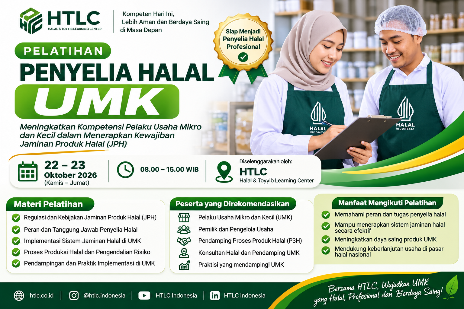 Pelatihan Penyelia Halal UMK